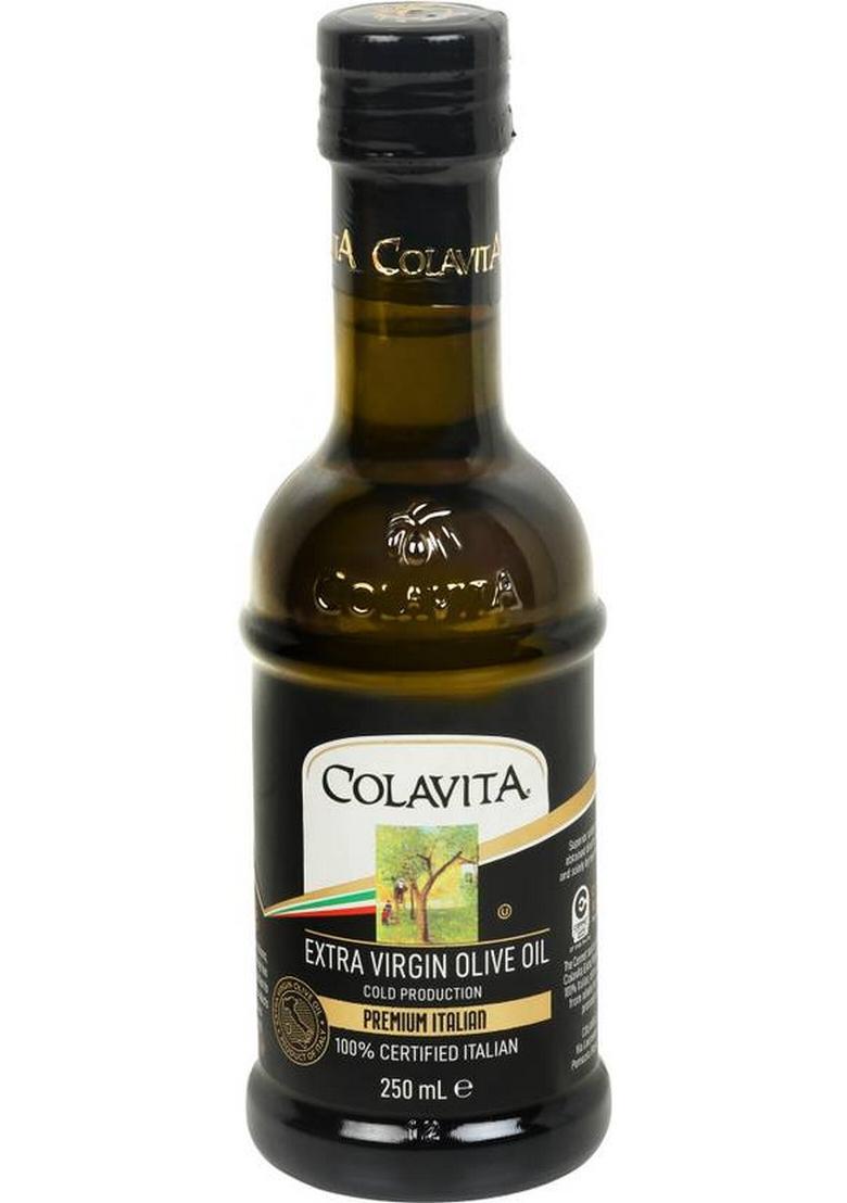 Colavita Premium Selection Cold Production Italian Extra Virgin Olive Oil Glass Bottle (250 Ml)