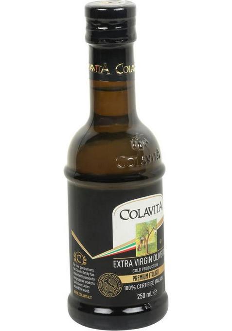 Colavita Premium Selection Cold Production Italian Extra Virgin Olive Oil Glass Bottle (250 Ml)