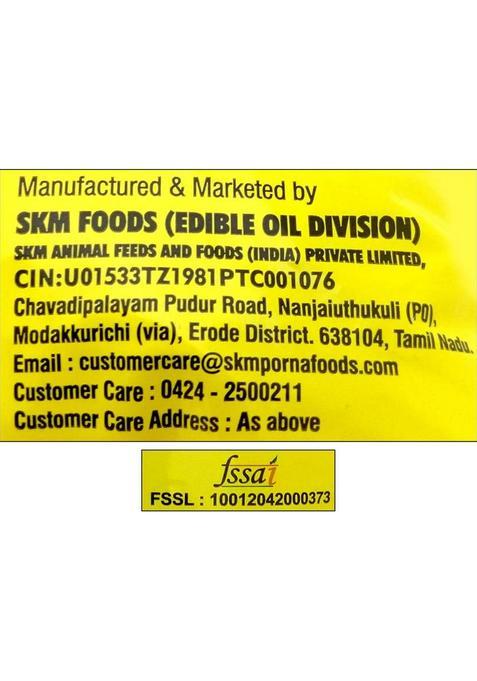 Porna Rice Bran Oil Pouch (1 L)