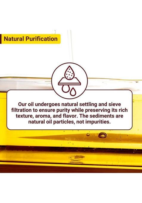 Orgipure Naturals 500Ml Unrefined Pure And Natural Cold-Pressed Sunflower Oil Pet Bottle (500 Ml)