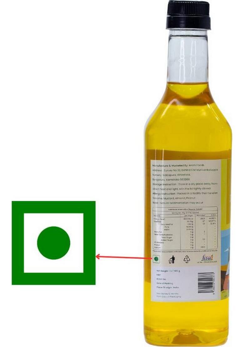 Nutriwood Wood Pressed Sunflower Oil | Kolhu/Kacchi Ghani/Chekku Pet Bottle (1 L)