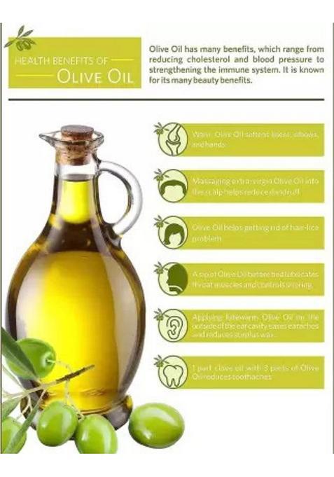 Pure And Me Organic Olive Oil (Imported From Spain) Plastic Bottle (1 L)