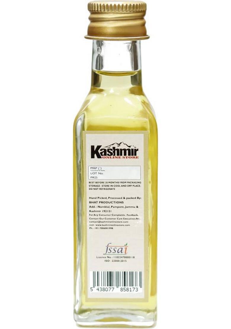 Kashmir Online Store 100% Pure And Natural Walnut Oil For Skin, Face Healthy Hair Growth Glass Bottle (50 Ml)