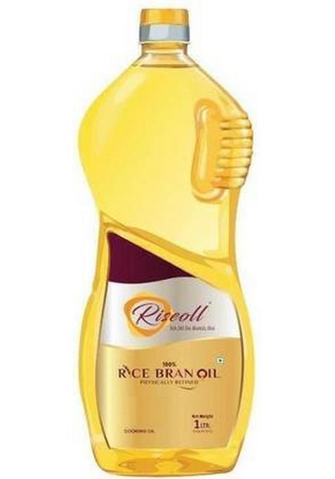 Riseoll Rice Bran Refined Cooking Oil, Lightweight, Premium, Daily Use & Healthy Oil Pet Bottle (910 G)
