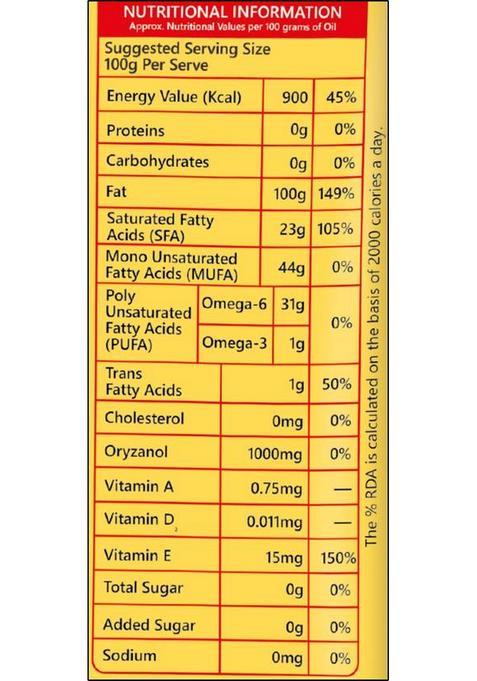 Riso Rice Bran Oil Pouch (910 G)