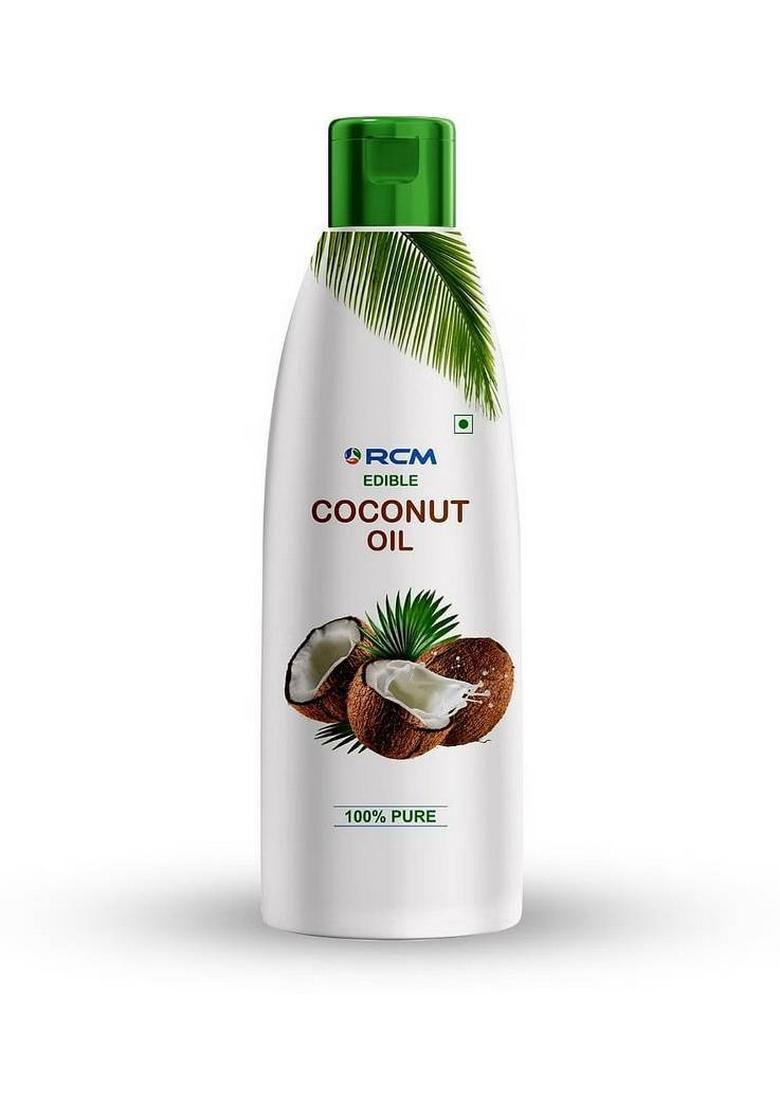 Rcm Edible Coconut Oil 100% Pure Plastic Bottle (250 Ml)