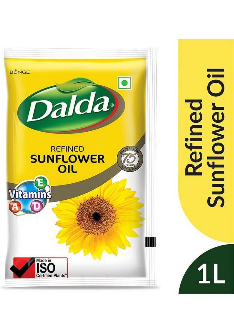 Dalda Refined Sunflower Oil Pouch (840 G)