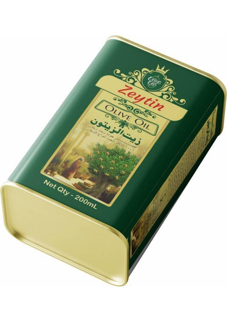 Meroherbs Zeytin 100% Pure Olive Oil | Natural, Multipurpose & Premium For Cooking Care Tin (200 Ml)