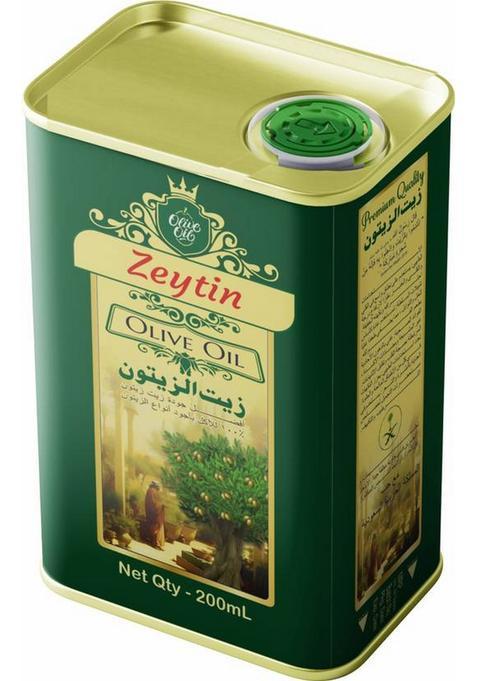 Meroherbs Zeytin 100% Pure Olive Oil | Natural, Multipurpose & Premium For Cooking Care Tin (200 Ml)