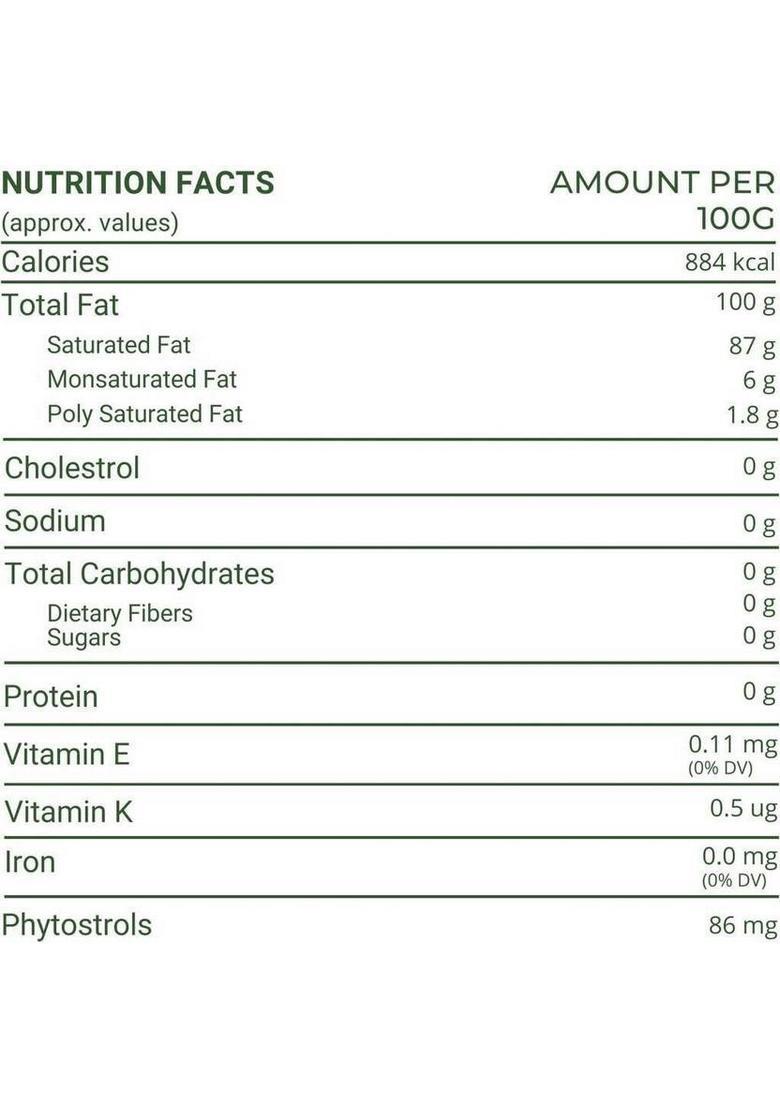 Arnature Cold Pressed Coconut Oil Natural & Edible | For Skin, Cooking Hair Care Plastic Bottle (1 L)