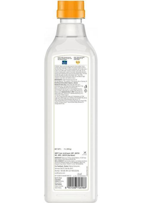 Coco Soul Cold Pressed Coconut Oil, 100% Unrefined, Natural & Edible, Zero Trans Fat Oil Pet Bottle (1 L)