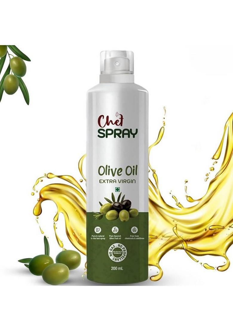 Chefspray Extra Virgin Cooking Oil Spray Olive Can (200 Ml)