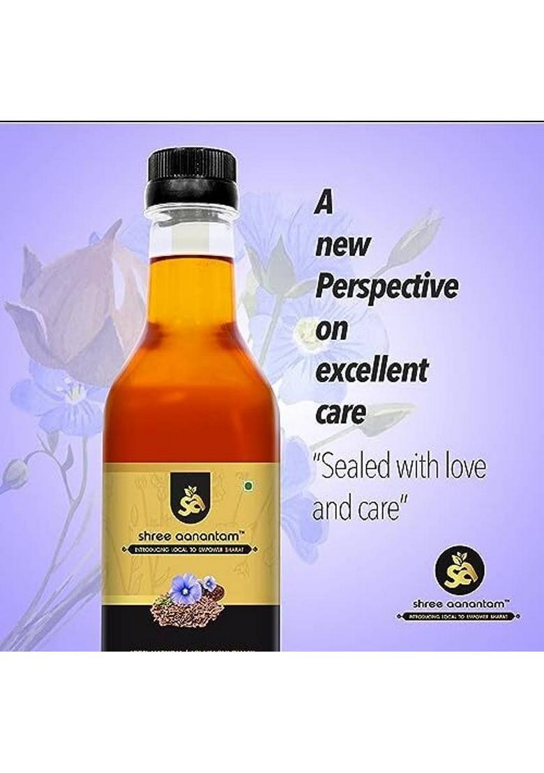 Shree Aanantam Cold Pressed Flax Seed Oil