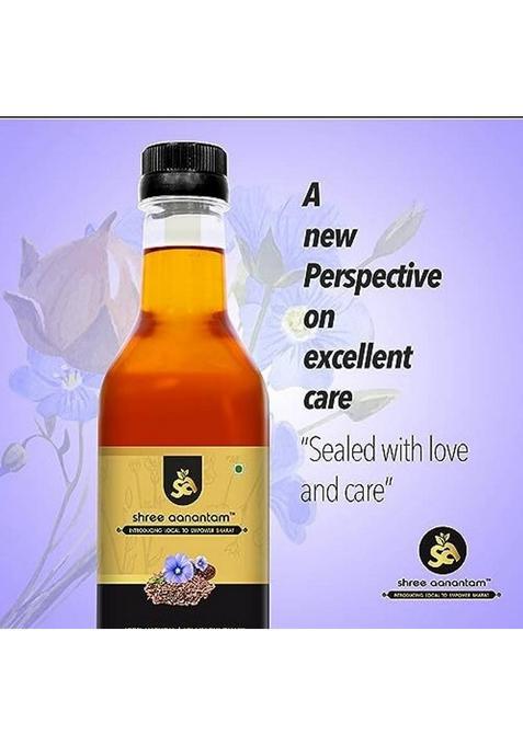 Shree Aanantam Cold Pressed Flax Seed Oil