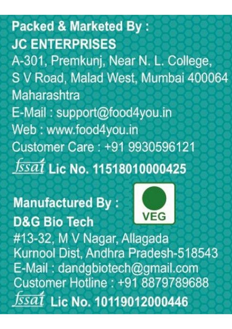 Food 4 You Coconut Oil 250Ml,Pack Of 1 (Imported) Glass Bottle (250 Ml)