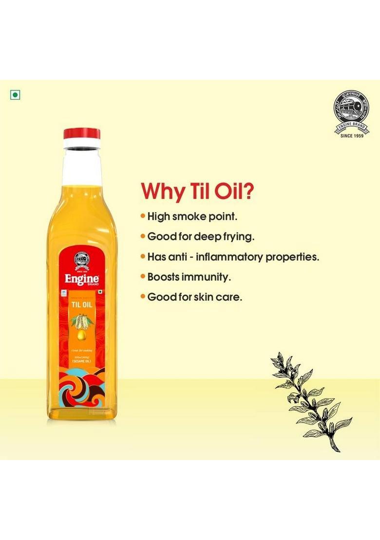 Engine Single Pressed Seeds Til(Sesame) Oil Sesame Plastic Bottle (500 Ml)