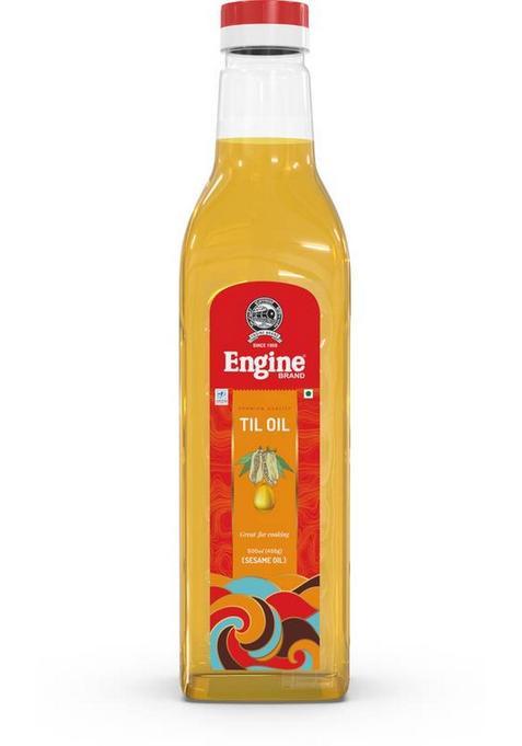 Engine Single Pressed Seeds Til(Sesame) Oil Sesame Plastic Bottle (500 Ml)