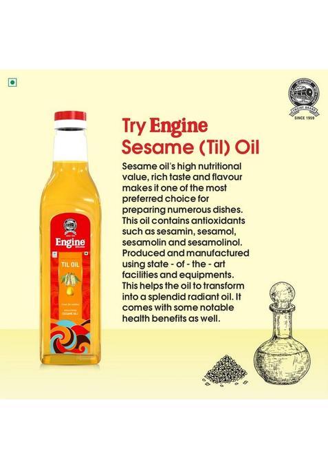 Engine Single Pressed Seeds Til(Sesame) Oil Sesame Plastic Bottle (500 Ml)