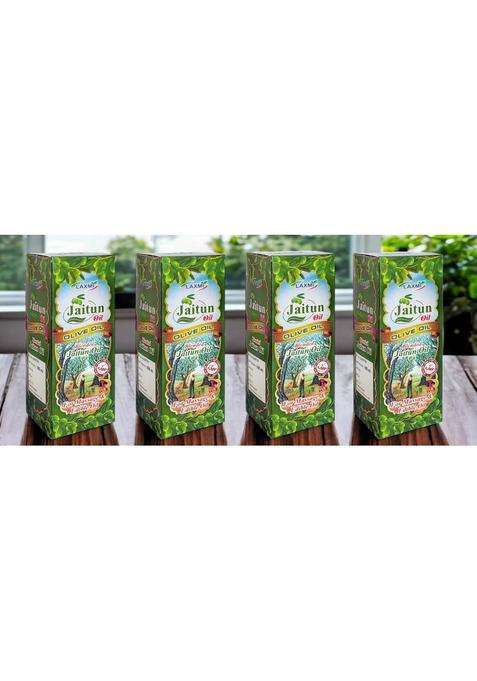 Laxmi Organic Olive Oil Jaitun Ka Tail Virgin Extra Light Edible Cooking Body Hair Massage Tel Box (400 Ml)