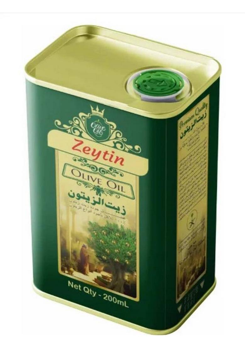 Zeytin Pure Olive Massage Oil For Skin, Hair & Multipurpose Benefits Edible (200 Ml) Tin