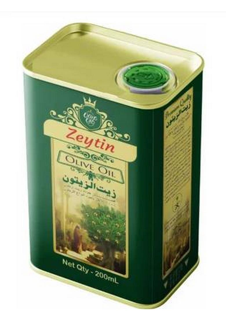 Zeytin Pure Olive Massage Oil For Skin, Hair & Multipurpose Benefits Edible (200 Ml) Tin