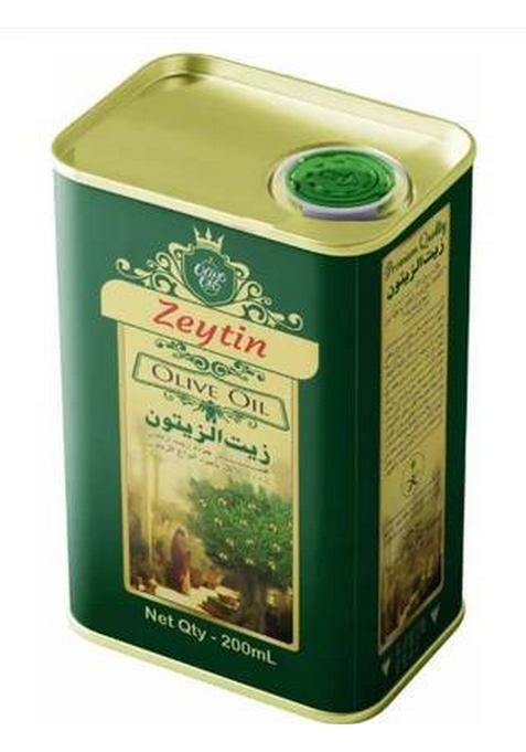 Zeytin Pure Olive Massage Oil For Skin, Hair & Multipurpose Benefits Edible (200 Ml) Tin