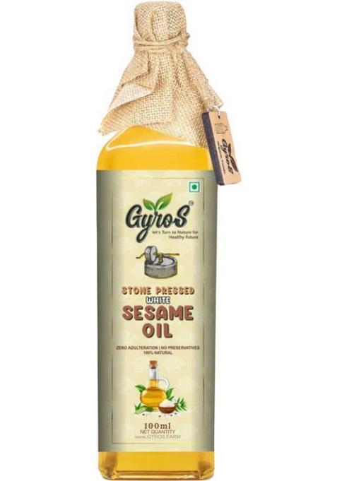 Gyros Cold Pressed White Sesame Oil | Stone Pure & Unrefined Til