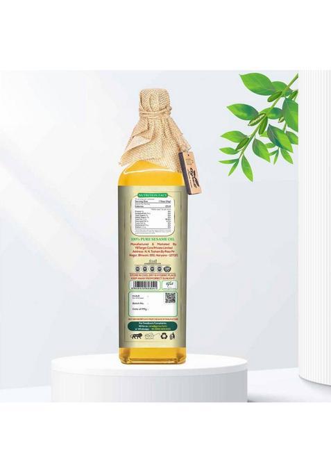 Gyros Cold Pressed White Sesame Oil | Stone Pure & Unrefined Til