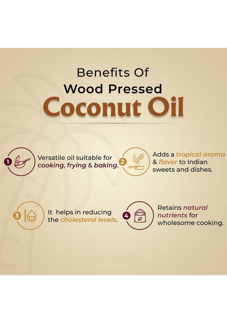 Healthify Organics Wood Pressed Coconut Oil