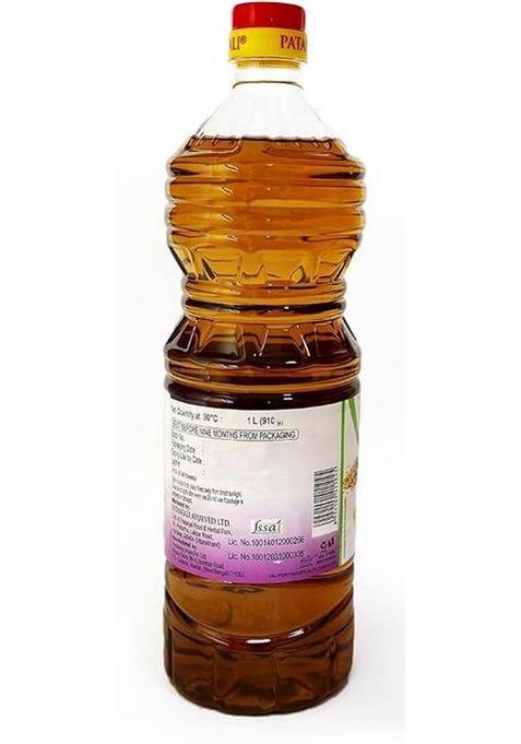 Patanjali Sesame Oil (Gingelly / Til) Pure & Natural, Edible For Cooking, Frying Plastic Bottle (1000 Ml)