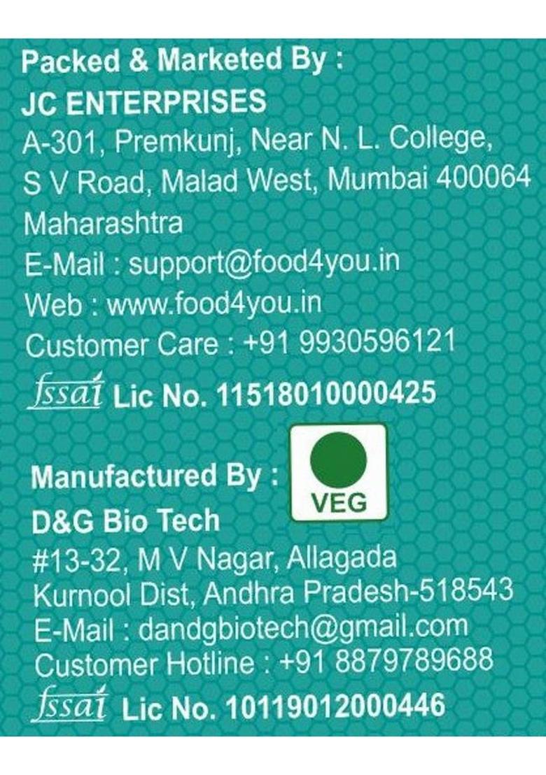 Food 4 You Cold Pressed Flaxseed Oil Glass Bottle (2 X 250 Ml)