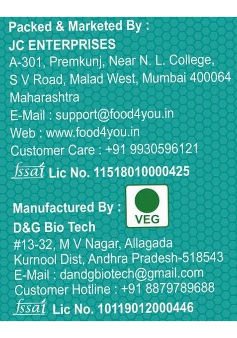 Food 4 You Cold Pressed Flaxseed Oil Glass Bottle (2 X 250 Ml)