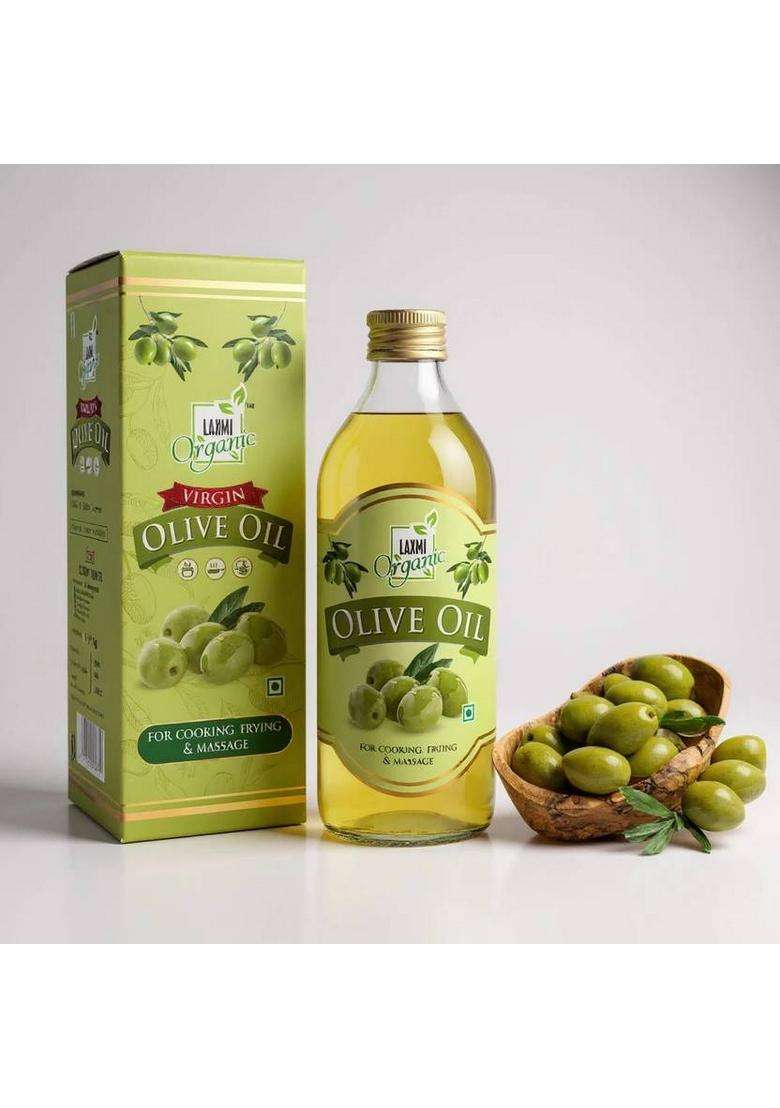 Laxmi Organic Cooking Extra Virgin For Edible Olive Oil Pet Bottle (1000 Ml) - Indya