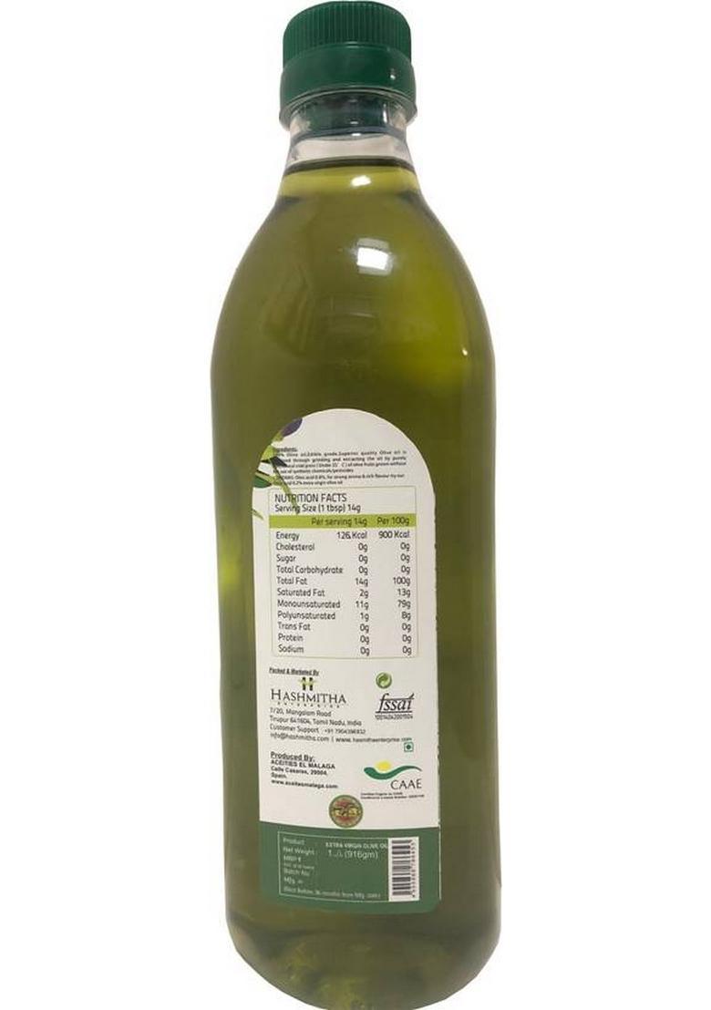 Kinsfolk Organic Extra Virgin Olive Oil (( Imported From Spain )) Plastic Bottle (1 L)