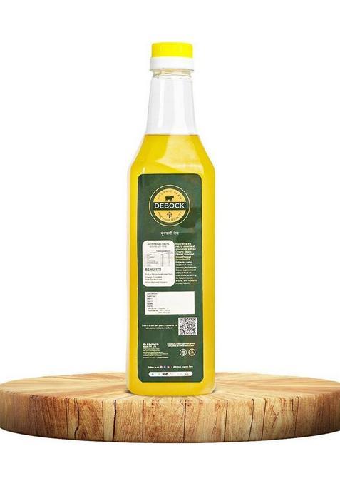 Debock Organic Wood Pressed Groundnut Oil | Pure Peanut Natural & Unrefined Pet Bottle (1 L)