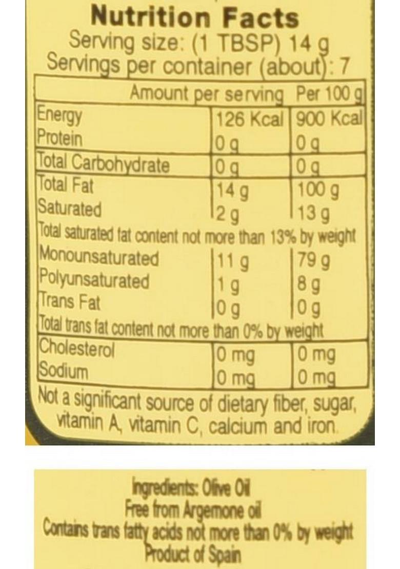 Figaro Olive Oil Plastic Bottle (100 Ml)