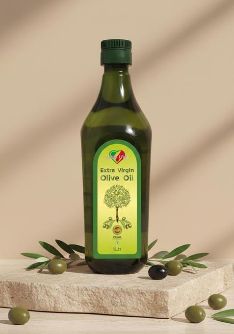 Long Live Extra Virgin Olive Oil First Cold Pressed (Imported From Italy) -1 Ltr Plastic Bottle (1 L)