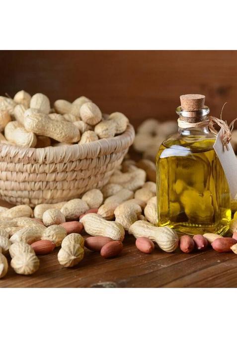 Village Organica Organic And Cold Pressed Groundnut Oil Glass Bottle (750 Ml)