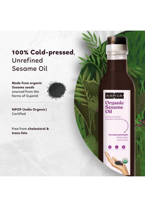 Kapiva Organic Sesame Oil (Promotes Heart Health)