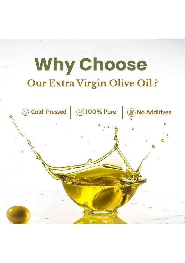 Neat Everyday Extra Virgin Olive Oil | 100% Pure For Cooking, Unrefined & Edible Glass Bottle (250 Ml)