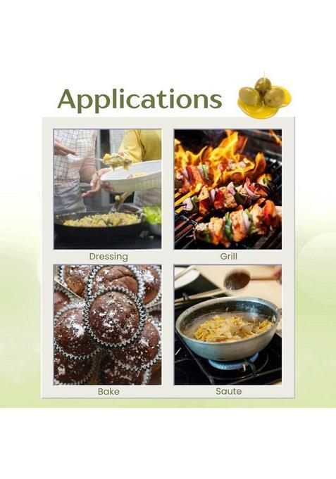 Neat Everyday Extra Virgin Olive Oil | 100% Pure For Cooking, Unrefined & Edible Glass Bottle (250 Ml)