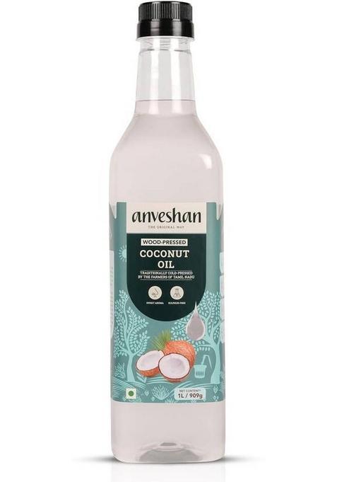 Anveshan Wood Cold Pressed Coconut Oil