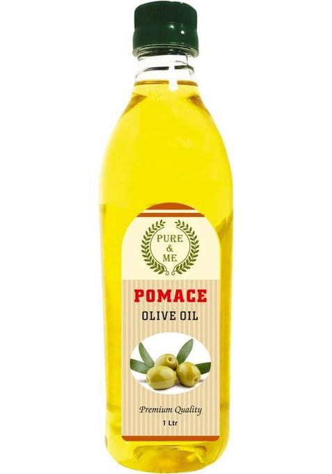 Pure & Me Pomace Olive Oil, Ideal For Everyday Indian Cooking Deep Frying Oil Plastic Bottle (1 L)
