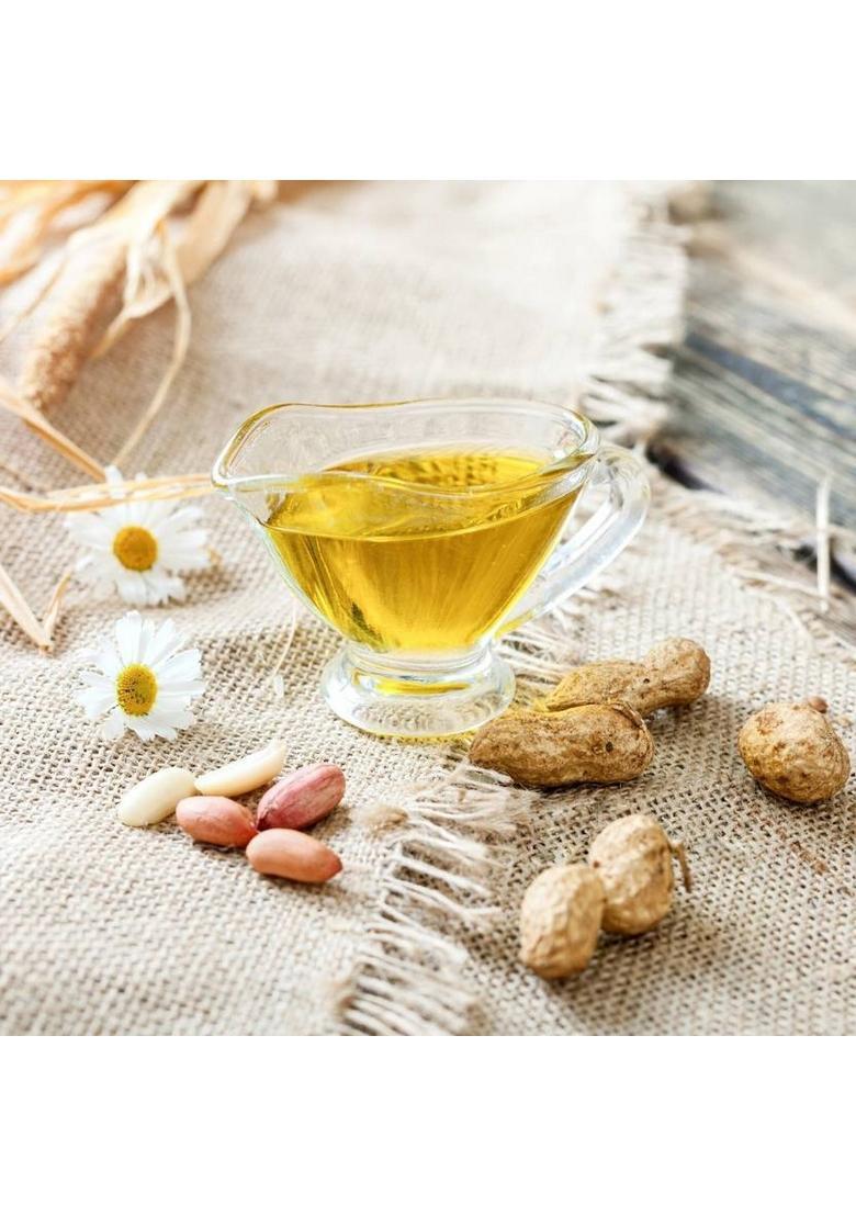 Village Organica Cold Pressed Groundnut Oil | Peanut Pure & Unadulterated Chemical Free Tin (1 L)