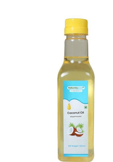 Naturelypure Wood-Pressed Coconut Oil, 500Ml Oil Jar (500 Ml)
