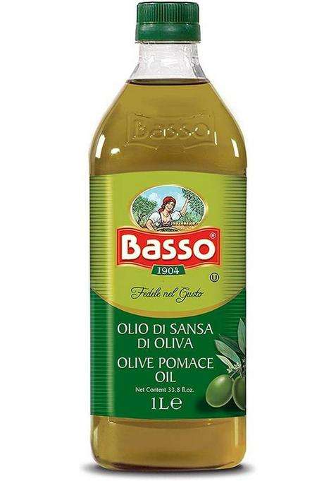 Basso Olive Oil Pomace Oil, 1 Ltr Plastic Bottle (1 L)