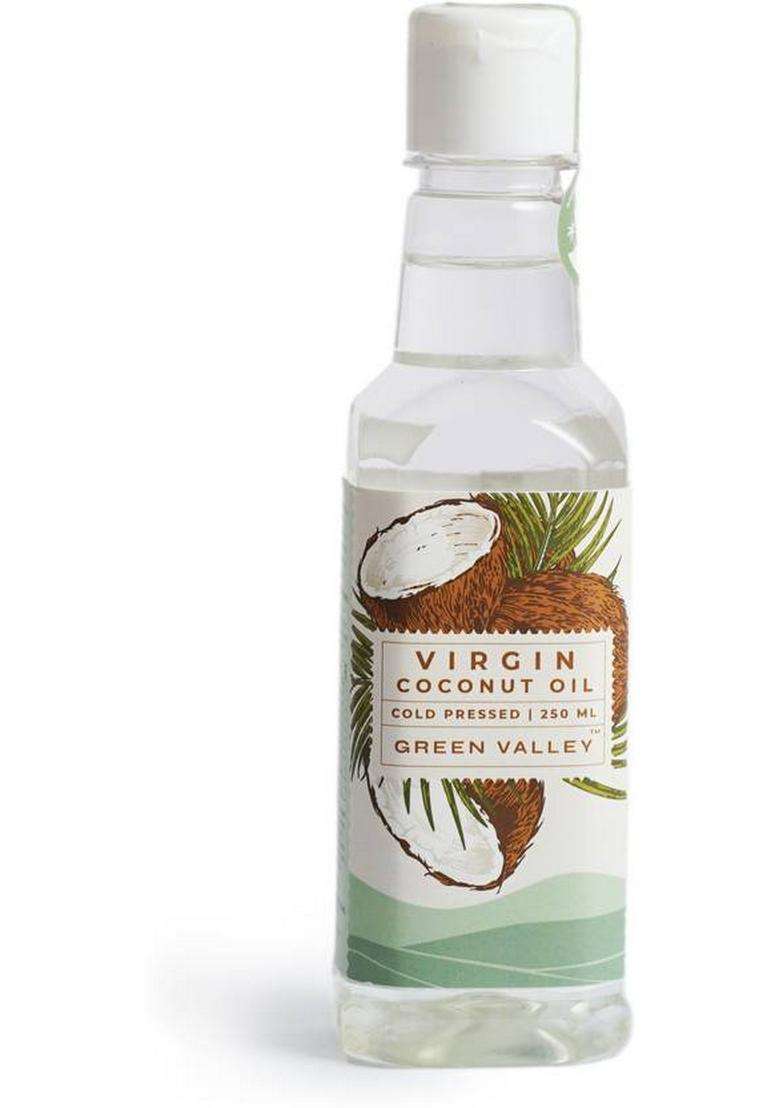 Green Valley Pure & Natural Coconut Oil Plastic Bottle (250 Ml) - Indya