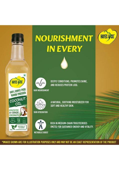 Hayes & Co. Co Wood Pressed Coconut Oil