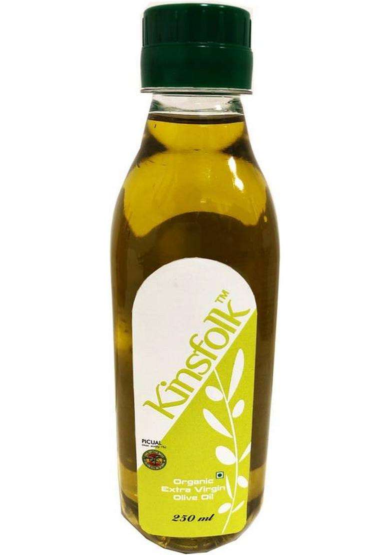 Kinsfolk Organic Extra Virgin Olive Oil Plastic Bottle (250 Ml) - Indya