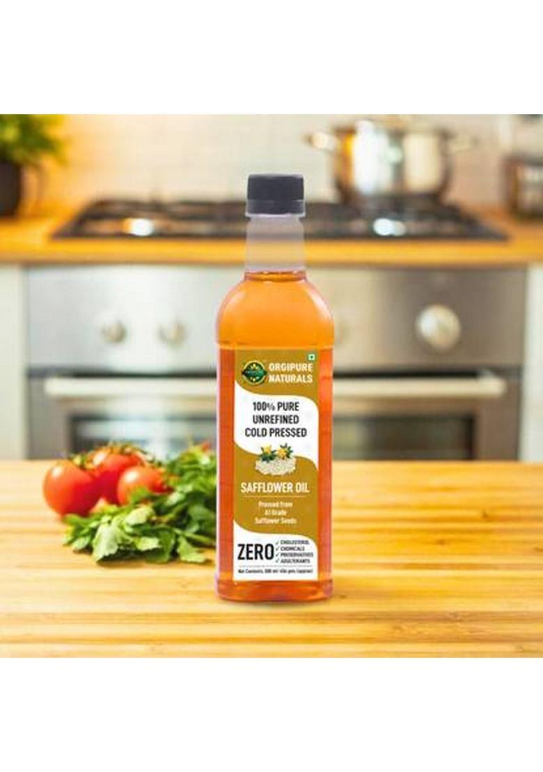 Orgipure Naturals Safflower Oil_500Ml Oil Pet Bottle (500 Ml)